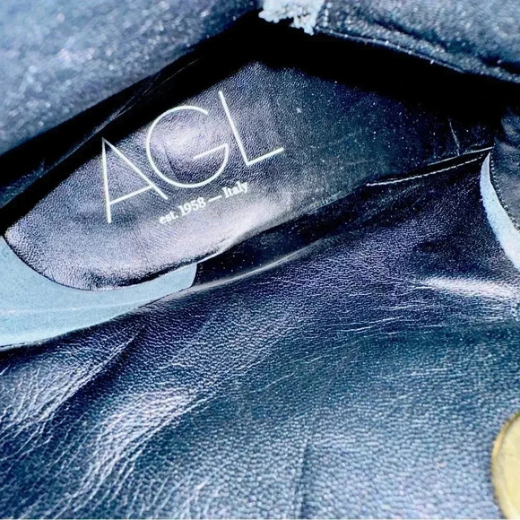 NWOT AGL Attilio Giusti Leombruni Studded Combat Boots - Picture 8 of 10